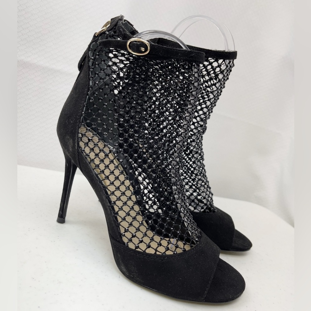 Guess Black Mesh Women's Heels